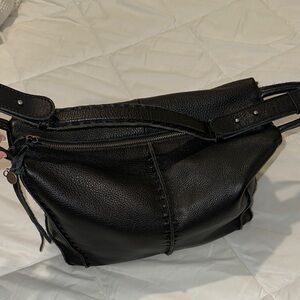 the sak Black Leather Shoulder Bag